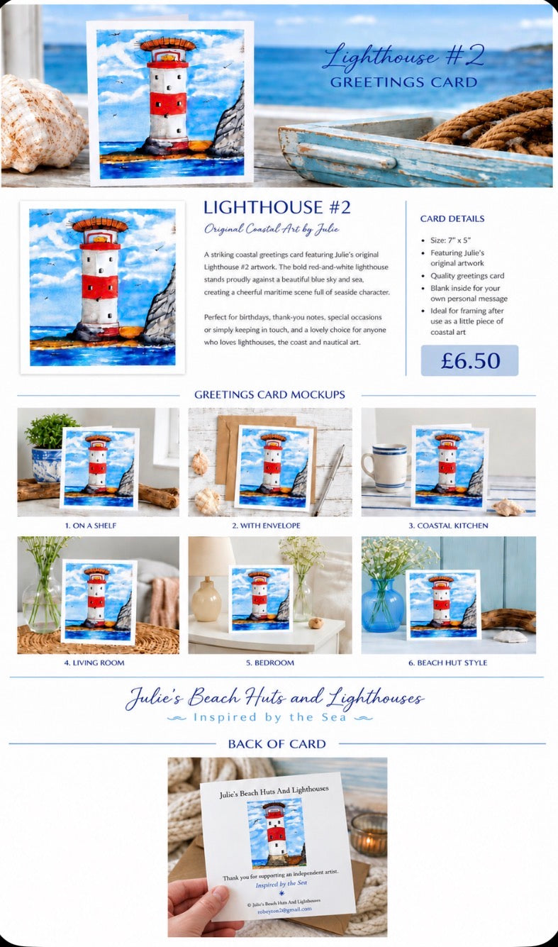 Lighthouse#2Greetings Card